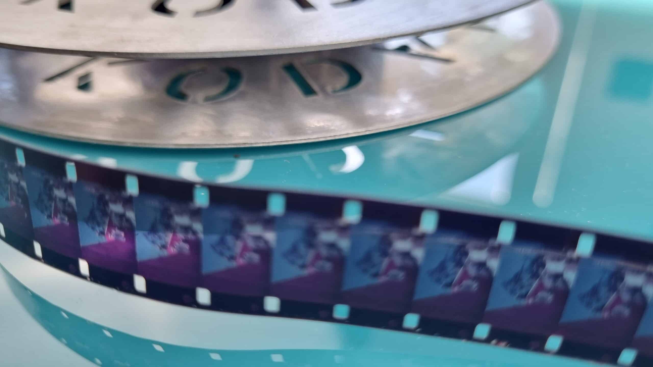 8mm, super 8 and 16mm film on a reel