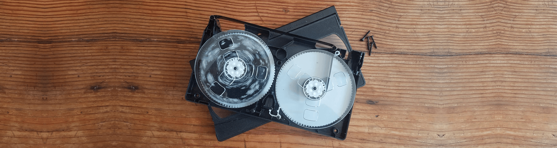 VHS damaged tape