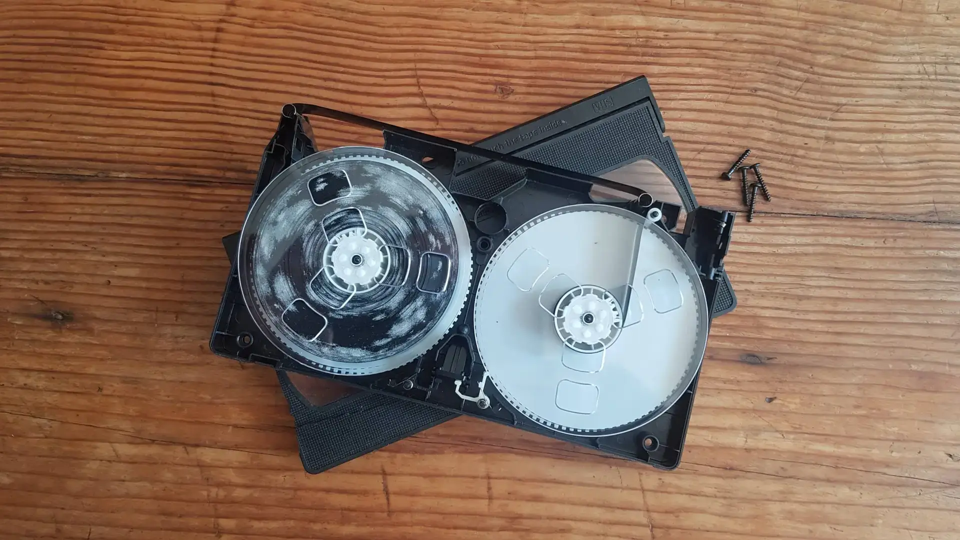 vhs tapes with mould