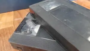 vhs tape with mould