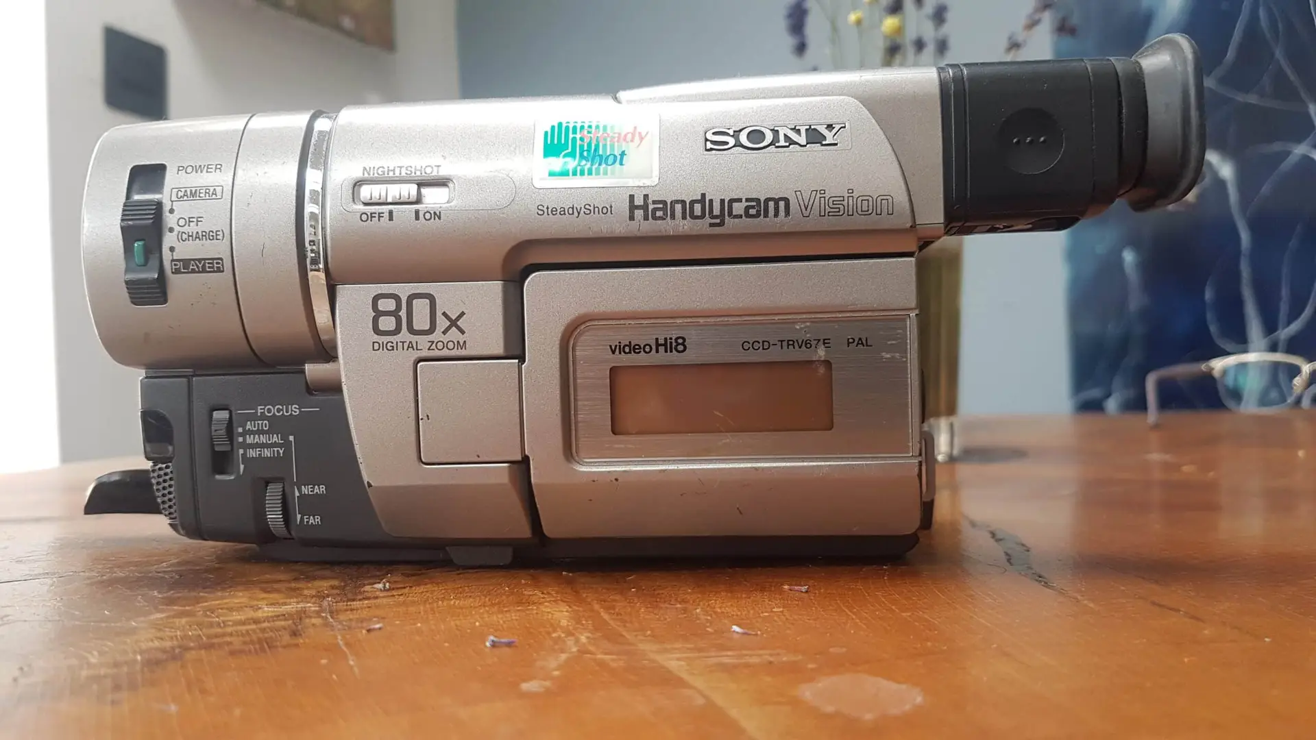 Video Camcorder machine on a table