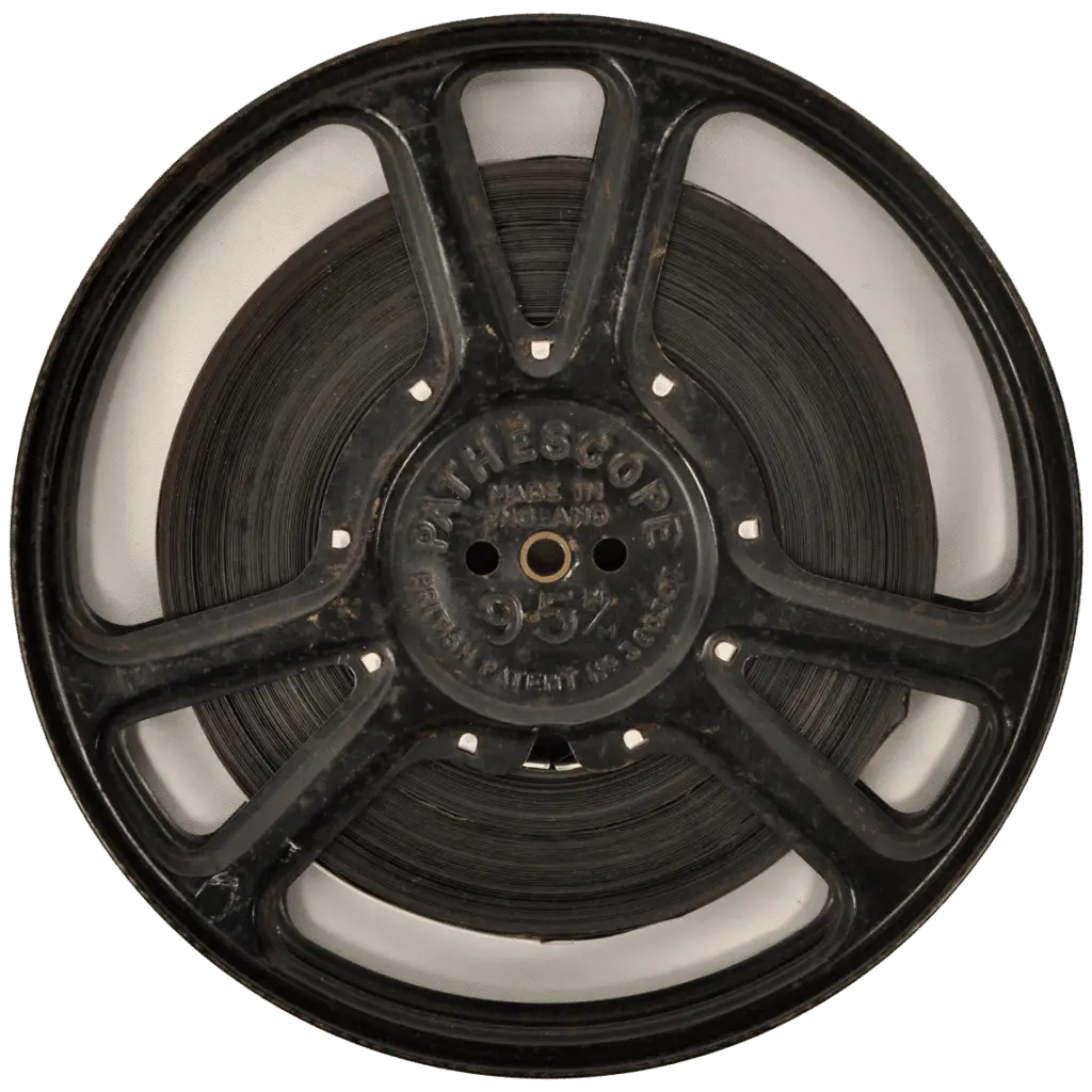 9.5mm cine film reel