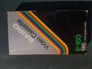 vhs cassette box