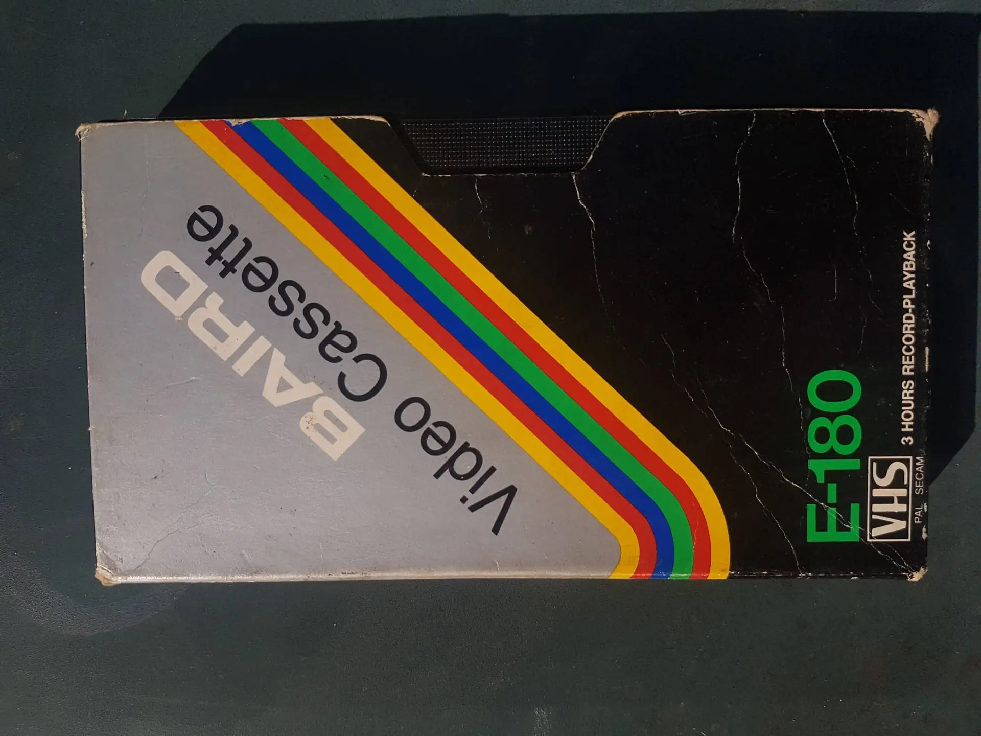 vhs cassette box