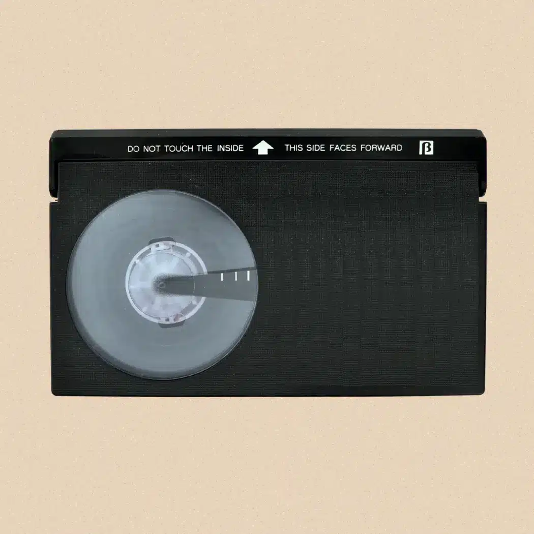 Close up of a Betamax tape - Betamax to Digital Service