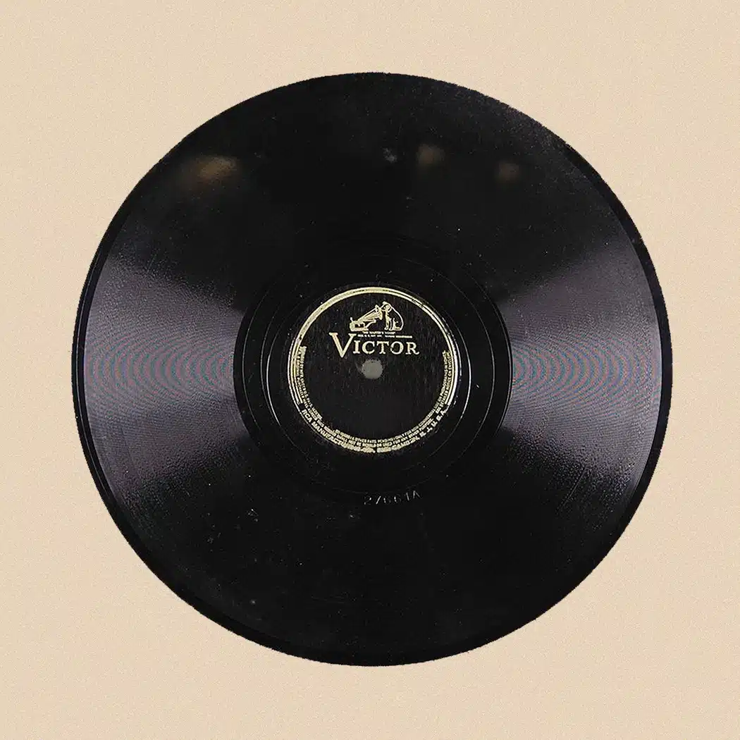 Close up of an old 78 rpm vinyl record - Vinyl to CD Service