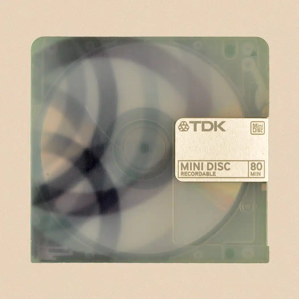 Close up of a Mini Disc - Mini Disc to Digital Service
