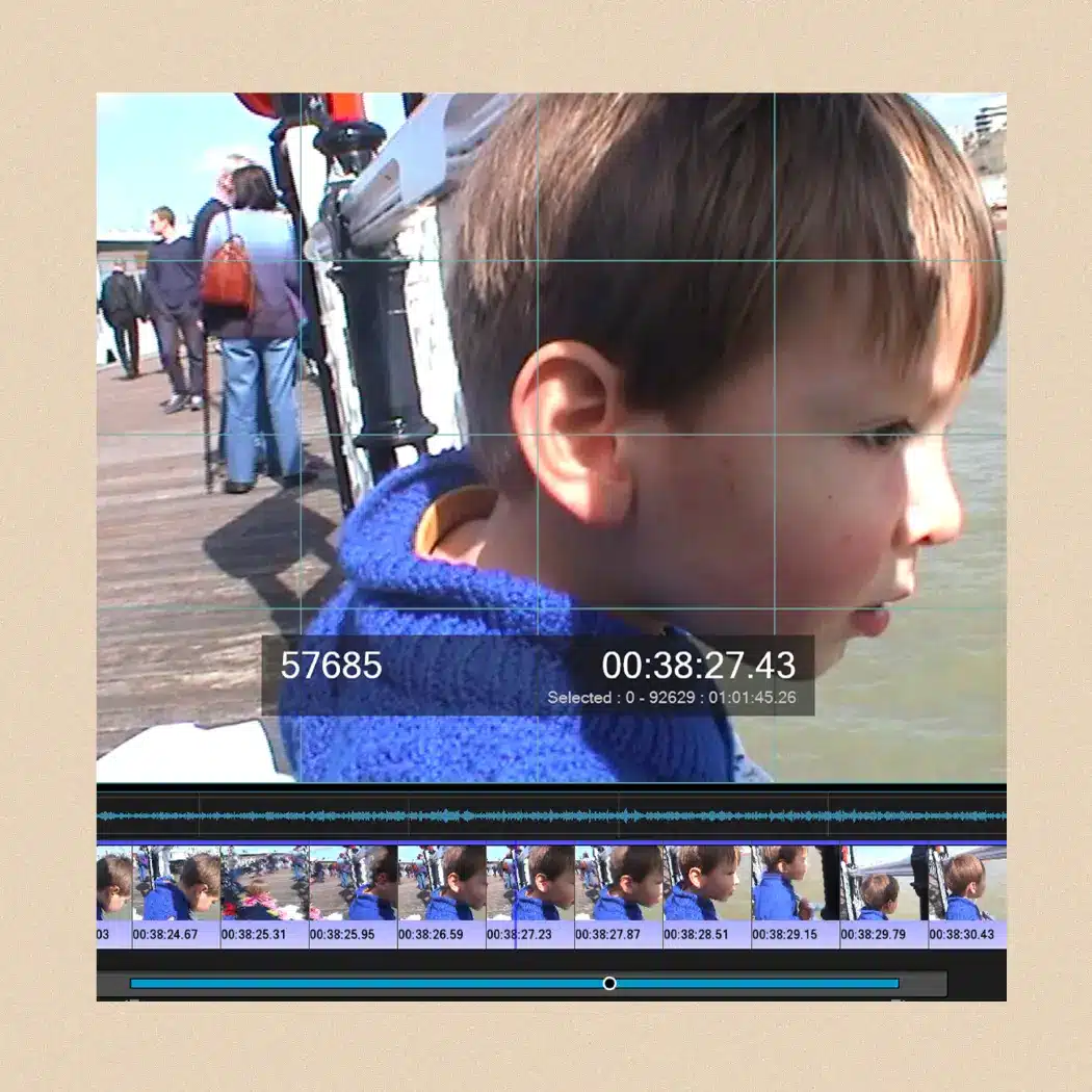 Close up of a video editing software screen - Video Editing Services