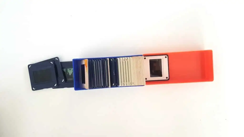 35mm Slides in a Storage Box