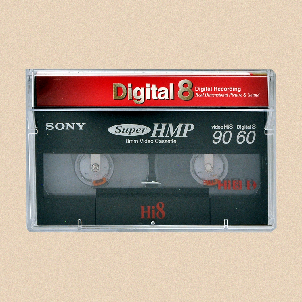 Close up of a Digital 8 tape - Convert Digital 8 to DVD Service