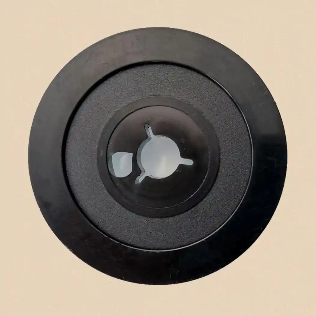 Close up of a Kodak 3 inch black cine reel - Cine Film to DVD Service