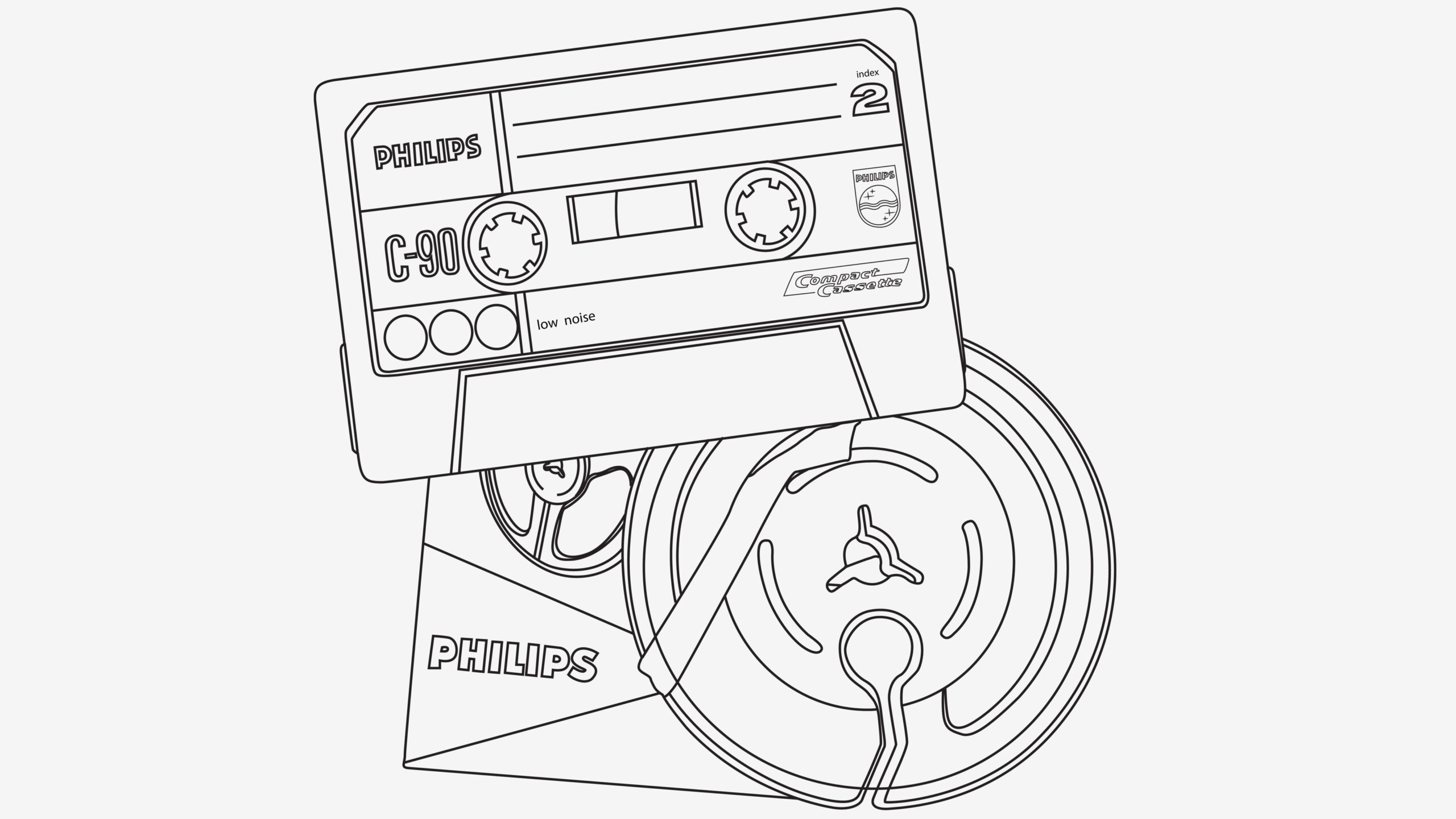 Graphic showing various audio formats.