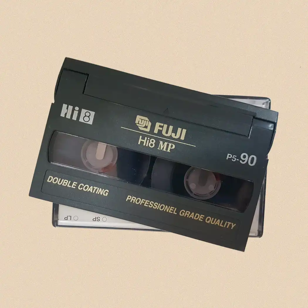 A camcorder tape that needs to be converted