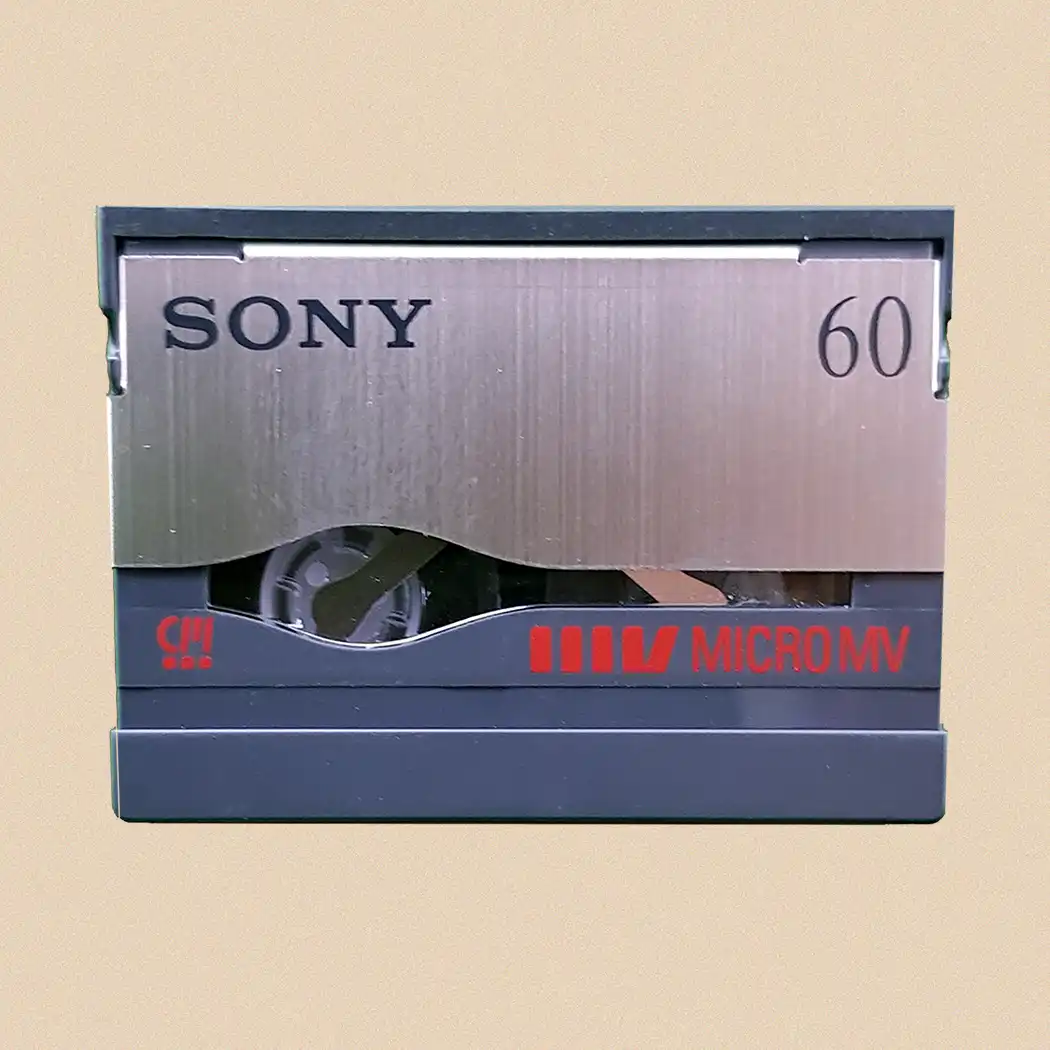 A Micro MV tape that needs to be converted
