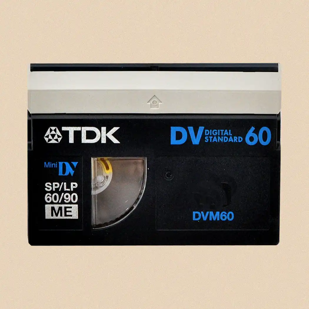 A mini DV tape that needs to be converted