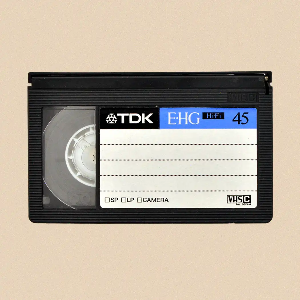 a VHS-C tape that needs to be converted