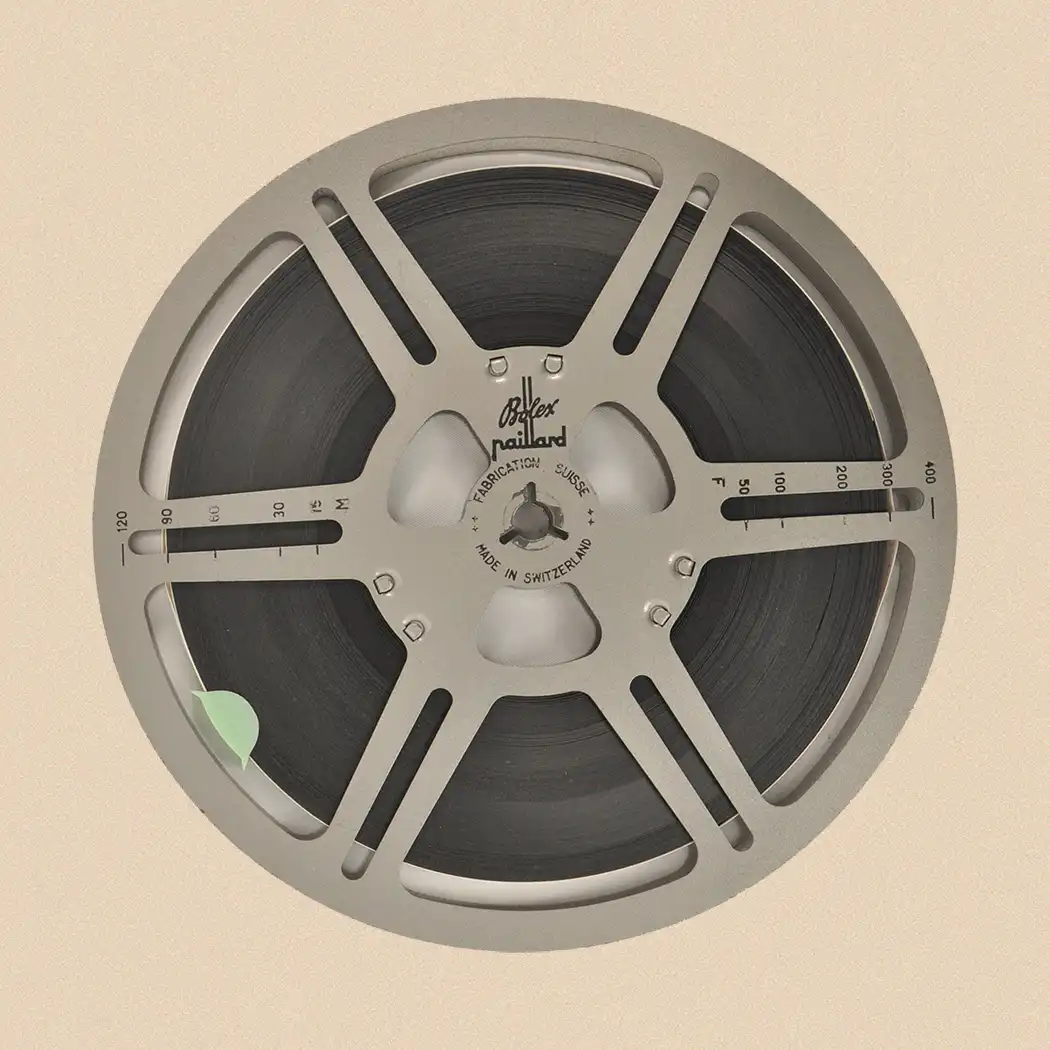 A cine reel that needs to be converted