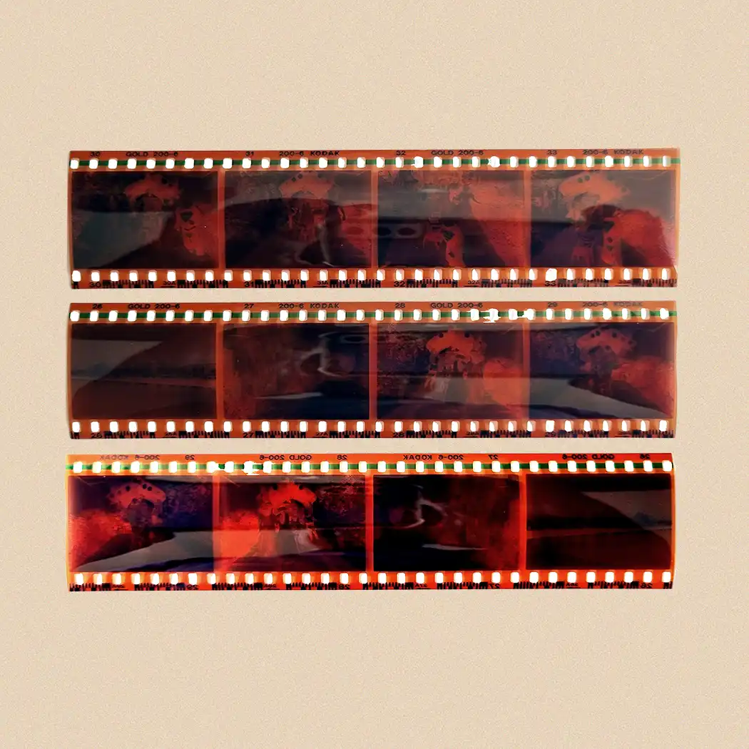 Film negatives that need to be digitalised
