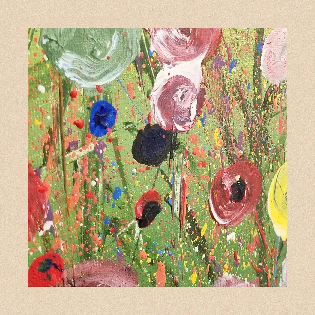 An art painting that needs to be scanned