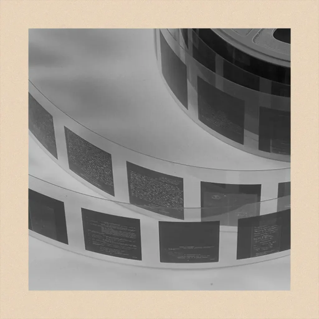 Microfilm that need to be scanned