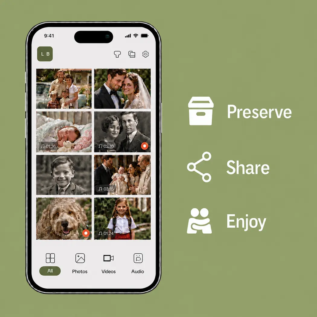 preserve share and enjoy