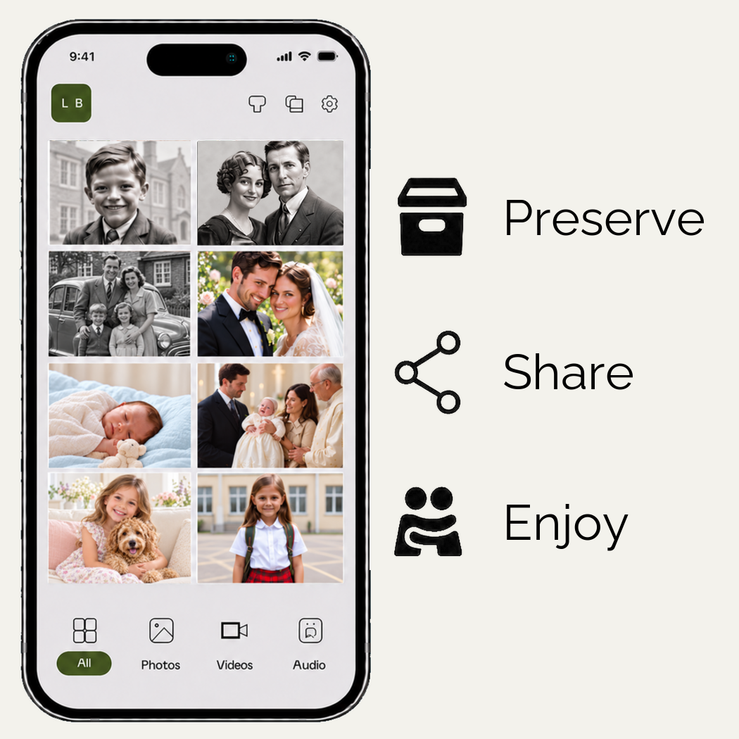 preserve share and enjoy